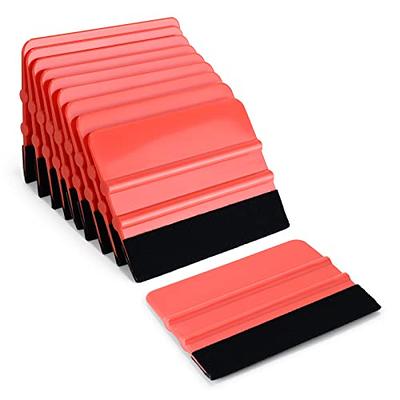 10pcs Fabric Felt Squeegee for Vinyl Car Wrap Carbon Film