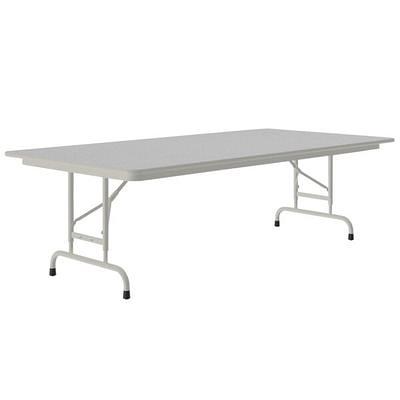 Correll Round Folding Tables R60 60 in. Blow-Molded Heavy-Du