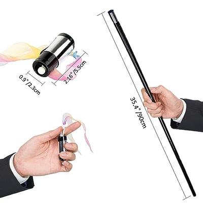 Neliky 35.4in/90cm Plastic Magic Pocket Staff Collapsible Appearing Cane  Magic Pocket Bo Staff with Video Turorial, Magic Tricks for Stage Magic  Show(4Pcs Black and Sliver) - Yahoo Shopping