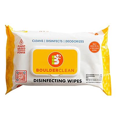 Boulder Clean Disinfecting Wipes, Fresh Lemon, Eco-Friendly Disinfectant,  Multi-Surface Cleaning Wipes, On-The-Go Antibacterial Wipes, Kills Over  99.9% Germs, 72 Count (Pack of 4) - Yahoo Shopping