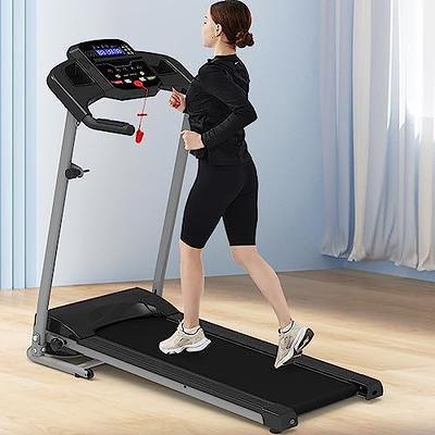 FYC 1.5HP Foldable Portable Treadmill for Home, Electric Motorized Running  Machine with Heart Rate Sensor for Gym Home Fitness Workout Jogging Walking