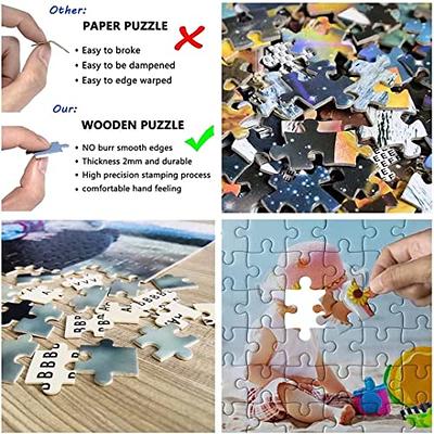 Tidyboss 8 Puzzle Sorting Trays with Lid - Portable Jigsaw Puzzle Accessories Black Background Makes Pieces Stand Out to Better Sort Patterns, Shapes