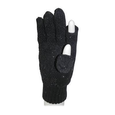 Freehands Men's Stretch Thinsulate Gloves (Medium, Black)