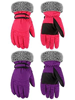 SATINIOR 4 Pairs Fingerless Gloves for Women Warm Mittens with