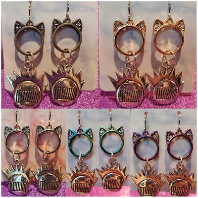 Ween Boognish Drop Dangle Earrings On Nickel-Free Stainless Steel Fishhooks  - Kitties Choose Your Color - Yahoo Shopping