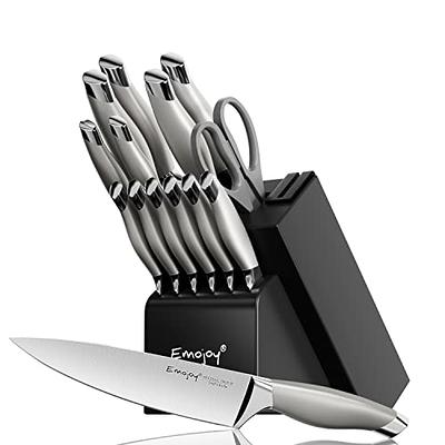 Kitchen Knife Sets, Kitchen Knives Stainless steel 5 PCS, Silver Chef Knife  Set for Kitchen Clearance, Dishwasher Safe Knife Set without Block