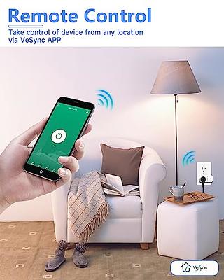 Smart Plug Work with Alexa and Google Home Nooie,Smart Alexa Plug Mini Bluetooth Smart Life&Tuya, Smart Outlet Plug Voice Control, WiFi Plug