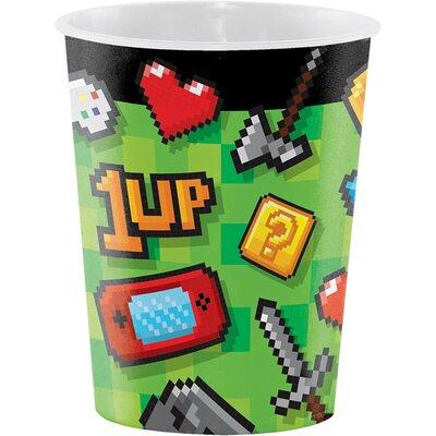 16-Pack Video Game Party Plastic Reusable Cups for Kids Birthday 16 oz,  Black - Yahoo Shopping