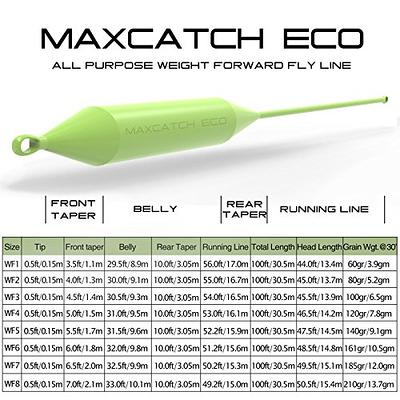 Maxcatch ECO Floating Fly Fishing Line Weight Forward Design with