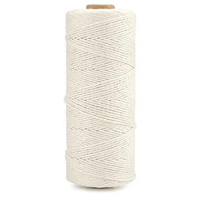 jijAcraft 656 Feet Cotton String, 100% Cotton Butchers Twine String, 1mm  Beige Macrame Cord, Food Safe Kitchen Cooking Twine String for Crafts, Gift  Wrapping, Gift Wrapping - Yahoo Shopping