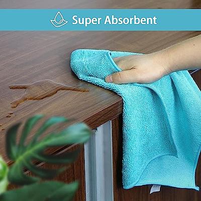 Microfiber Cleaning Cloth, 48 Pack Absorbent Cleaning Rags, Cleaning Towels  with