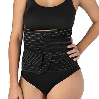 QORE LOGIQ Plus Size Abdominal Binder Post Surgery for larger Men + Women -  Postpartum Belly Band - Compression Garment - Hernia Belt For Men + Woman -  C Section Belly Binder 