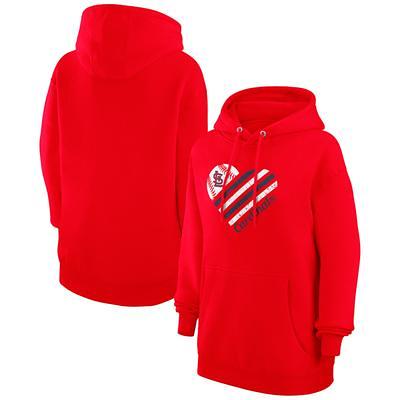 Women's G-III 4Her by Carl Banks Red St. Louis Cardinals Heart Fleece Pullover  Hoodie - Yahoo Shopping