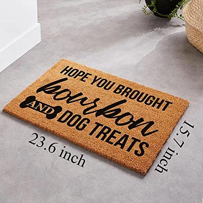 A1HC Natural Coir Monogrammed Door Mat for Front Door, 24x48, Heavy Duty Welcome  Doormat, Anti-Shed Treated Durable Doormat for Outdoor Entrance, Low  Profile, Long Lasting Front Porch Entry Rug 