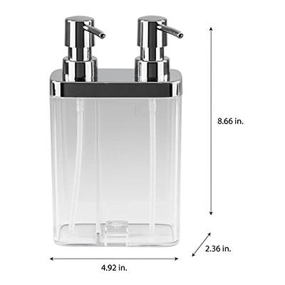 Mdesign Plastic Kitchen Sink Countertop Liquid Hand Soap Dispenser