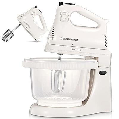 Hand Mixer, POWWA 5 Speed Electric Kitchen Handheld Mixers with 5 Food  Grade