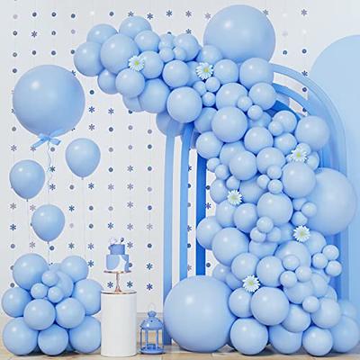 85pcs Blue White Silver Metal Balloons Garland Arch Kit for Baby Shower  Birthday Wedding Party Decorations 