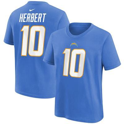 Youth Nike Justin Herbert White Los Angeles Chargers Team Game