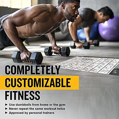 NewMe Fitness Workout Posters for Home Gym - Bodyweight Exercise Posters  for Full Body Workout - Core, Abs, Legs, Glutes & Upper Body Training  Program (Vol 1,2,…