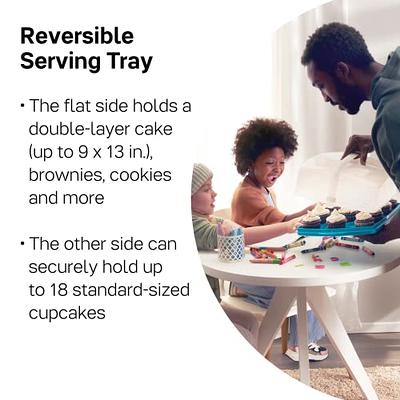 Tupperware Brand Rectangular Cake Taker - Dishwasher Safe & BPA Free -  Reversible Cake Container Tray with Cover - Holds Up to 18 Cupcakes or 9 x  13 Cake - Yahoo Shopping