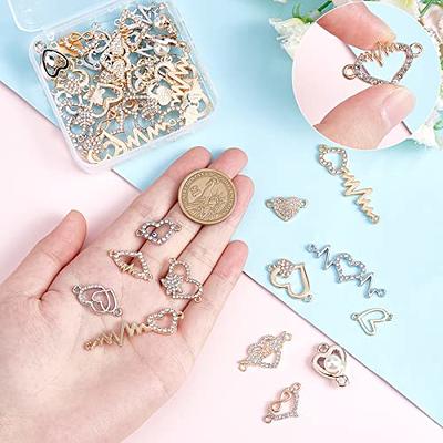 Earring Heart For Jewelry Bling Charms DIY Shape Charms