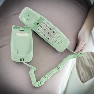 Trimline - Green - Rotary Dial Wall Phone