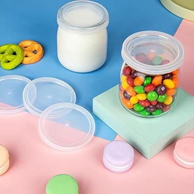 50pcs Jelly Cups, Small Plastic Containers with Lids, Salad