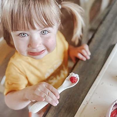 Baby Led Weaning Pre-Spoon (Stage 1 & Stage 2), Silicone Self Feeding  Toddler Utensils