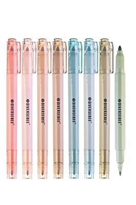 Subrayadores markers highlighters with double tip APLI Candy, Pastels, Pack 6 PCs