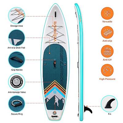 Roc Inflatable Stand Up Paddle Boards with Premium SUP Paddle Board  Accessories, Wide Stable Design, Non-Slip Comfort Deck for Youth & Adults