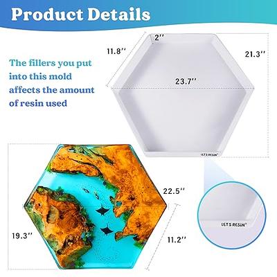 Large Silicone Tray Artist Mold Irregular Coasters Epoxy Resin Art