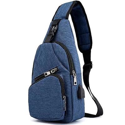 Mens Sling Bag Cross Body Handbag Chest Bag Shoulder Pack Sports