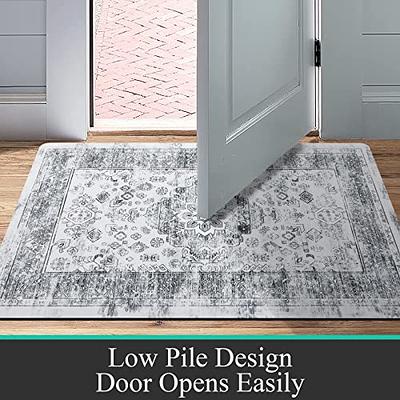 2' x 3' 2PCS Morden Waterproof Abstract Non-slip Front Door Mat Entryway Rug  Set