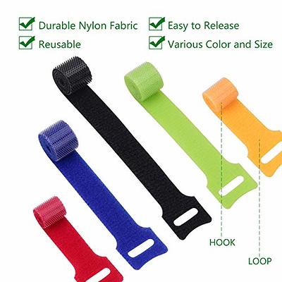 OneLeaf 60 Pcs Reusable Fastening Cable Ties with Hook and Loop,  Multi-Purpose Cable Straps Wire Ties Cable Management, Adjustable Cord  organizer Ties for Computer/TV/Electronics, 3 Sizes and 5 Colors - Yahoo  Shopping