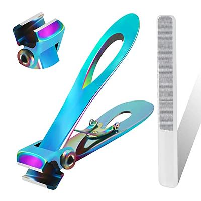 Toenail Clippers for Seniors Thick Toenails, Aucurwen Heavy Duty Toe Nail  Clippers Adult Thick Nails Long Handle, Large Toenail Clippers for Thick