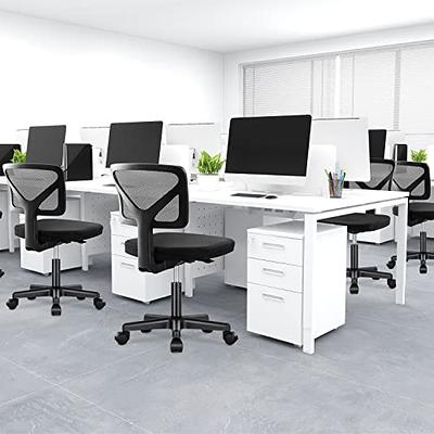 SMUG Office Computer Desk Chair, Ergonomic Mid-Back Mesh Rolling