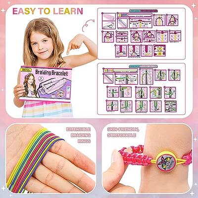 Friendship Bracelet Making Kit Girls - String Braiding Bracelet Kits for  Girls Ages 8-12 - DIY Bracelets Maker Arts Crafts Toys for 9 10 11 12 Year