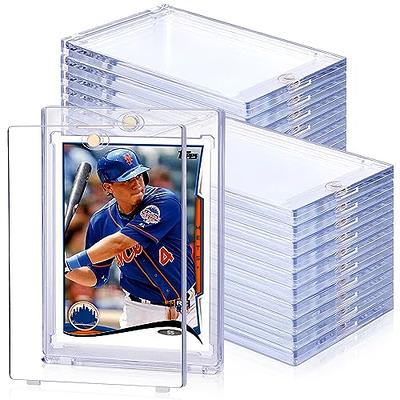 Kitguard Trading Card Storage Box with 200 Hard Plastic Card Sleeves,Water  Resistant Sports Card Case for 3 x 4 35pt Card Holder Compatible with  600+ Top Loaders - Yahoo Shopping