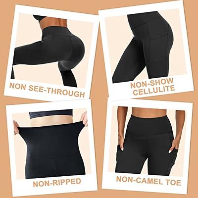 GAYHAY 3 Pack Leggings with Pockets for Women - High Waisted Tummy Control  Soft Workout Gym Black Yoga Pants - Yahoo Shopping