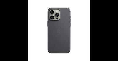 iPhone 15 Pro FineWoven Case with MagSafe - Black - Apple