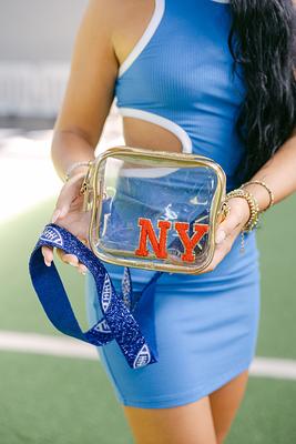 Stadium Clear Bag With Chenille Letter Patch Clear Bag With 