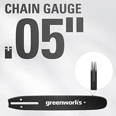 Greenworks - 18-inch Replacement Chainsaw Bar and Chain Combo - Black