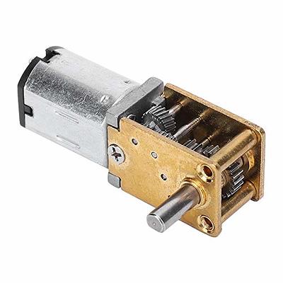 Greartisan DC 12V 10RPM Gear Motor High Torque Electric Micro Speed  Reduction Geared Motor Centric Output Shaft 37mm Diameter Gearbox