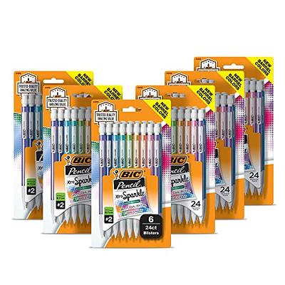 Bic #2 Xtra Sparkle Mechanical Pencils, 0.7mm, 8ct - Multicolor