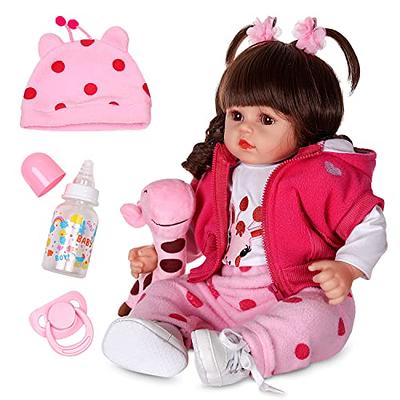 Anano Reborn Baby Dolls Silicone Full Body, 19 Inch Full Body