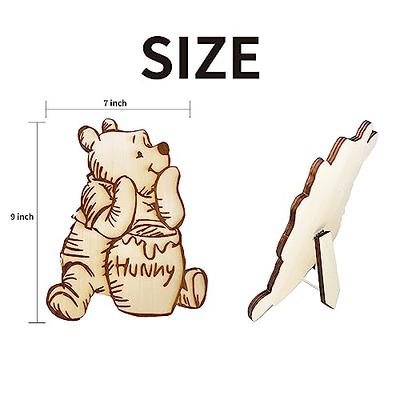 Winnie Wood Centerpieces for Tables Pooh Shaped Cutouts Hunny Pot Bear  Sitter Decor Classic Wood Sign for Baby Shower Kids Room Decorations -  Yahoo Shopping