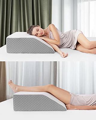 Large Elevating Leg Wedge Pillow for Back Hip Knee Pain Sleeping Reading  Resting