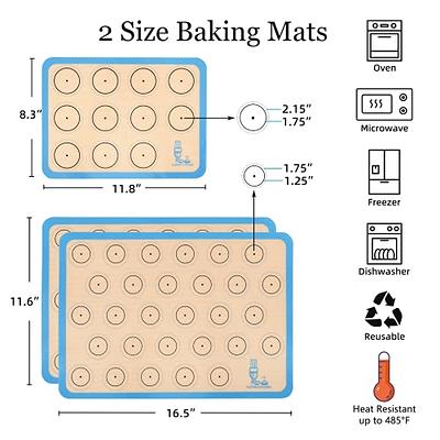 Silicone Baking Mat Set of 4, Best Japan silicone,Easy Clean & Non