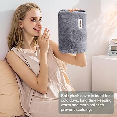 Hot Water Bottle Electric with Cover, Heating Pad, Warm Compress Bag for  Menstrual/Period Cramps, Neck, Back, Shoulder Pain & More, Hot Pack,  Reusable