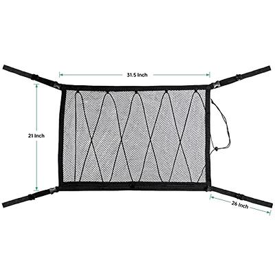 🔥SUV Car Ceiling Cargo Net Pocket, 35.5'x25.5' Car Roof Storage Organizer,  Long Trip Camping SUV … - Tents & Camping Shelters